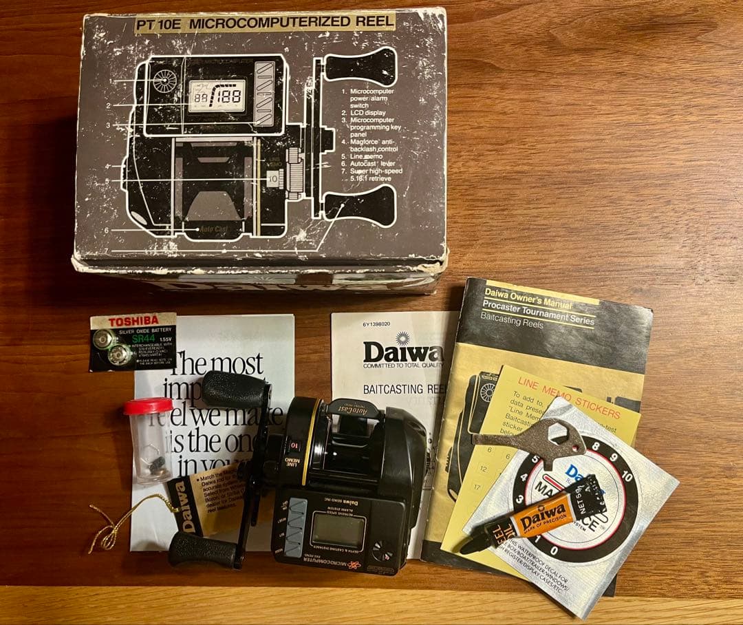 超美品！ ダイワ PT10E コンピュータ内蔵ベイトリール