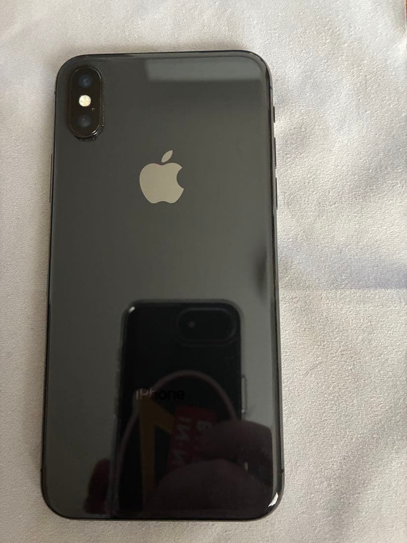 iPhone X スペースグレー　64GB SIMロック解除済み