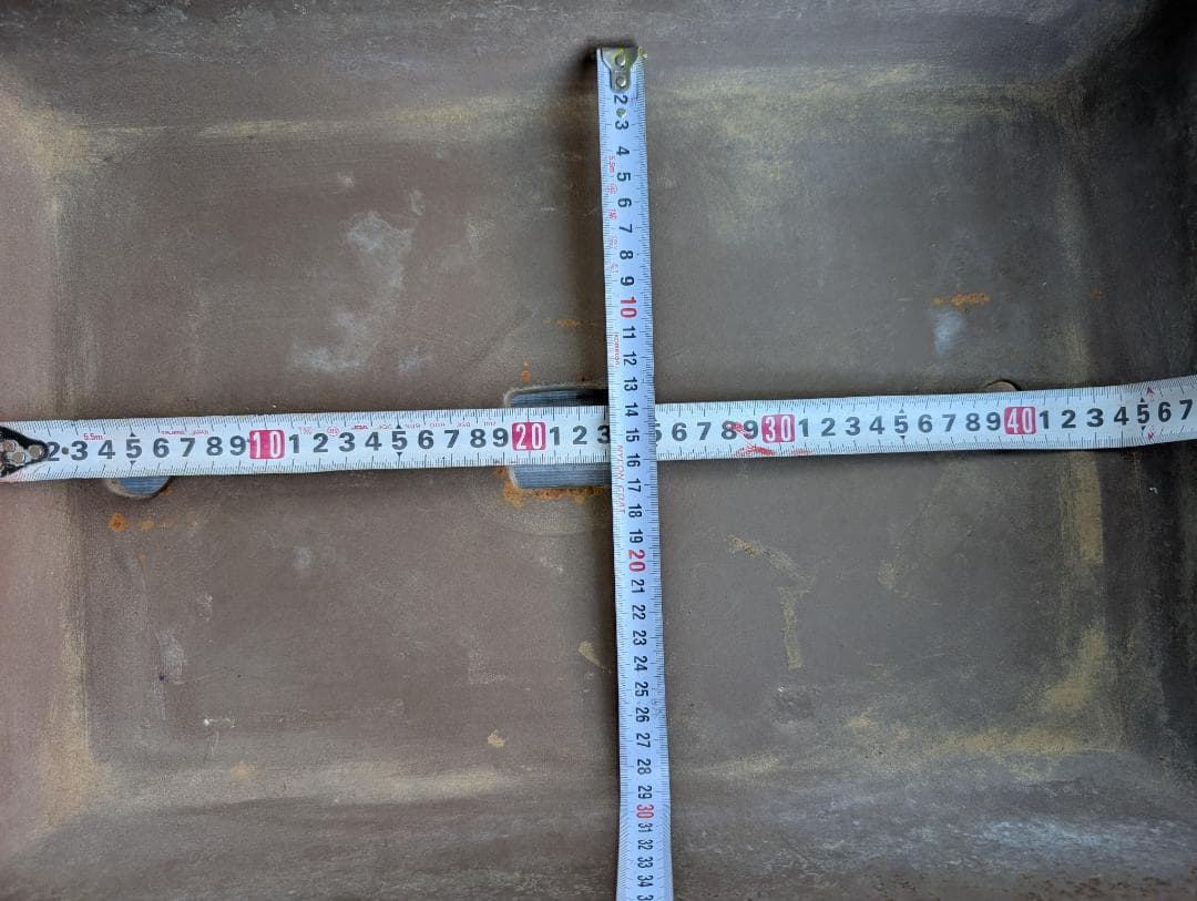 【大型盆栽鉢】紫砂矩形鉢 約52.5cm×38.5cm 深鉢 平鉢 盆栽用