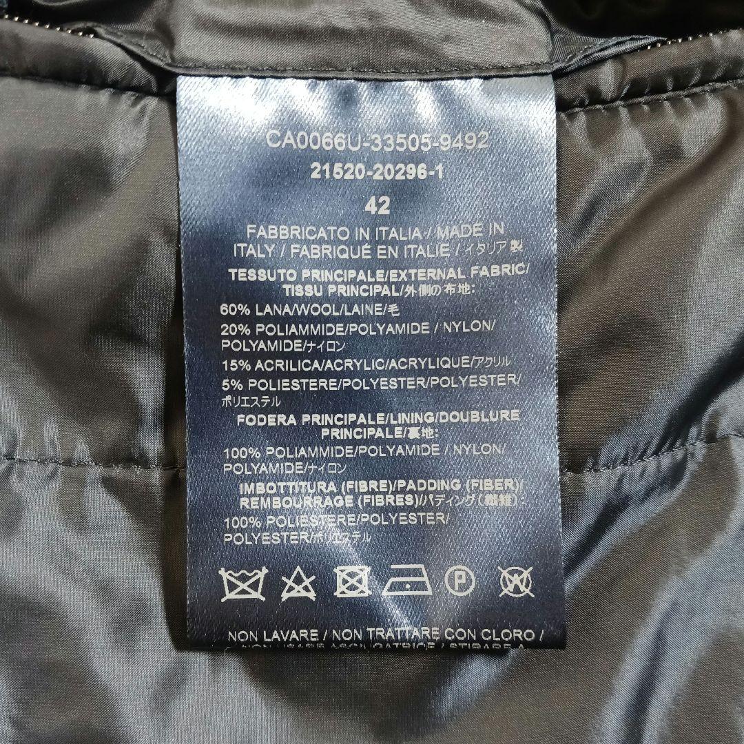 ✨極美品✨HERNOヘルノ　サイズ42 ツイードチェスター　レイヤード　ネイビー