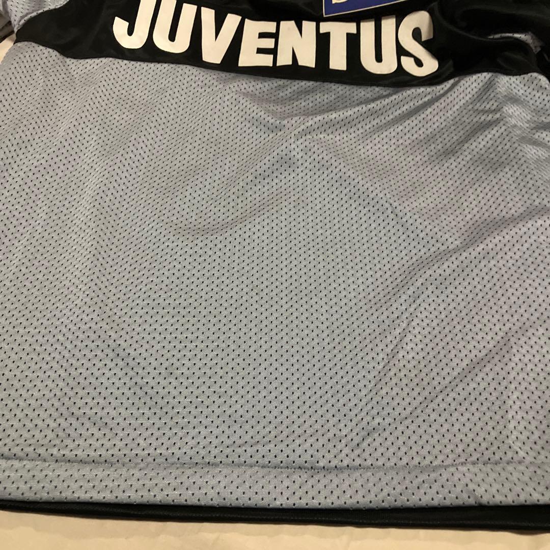 美品　ヴィンテージ　激レア　Kappa　ユベントスプラシャツ　XL 長袖　黒灰