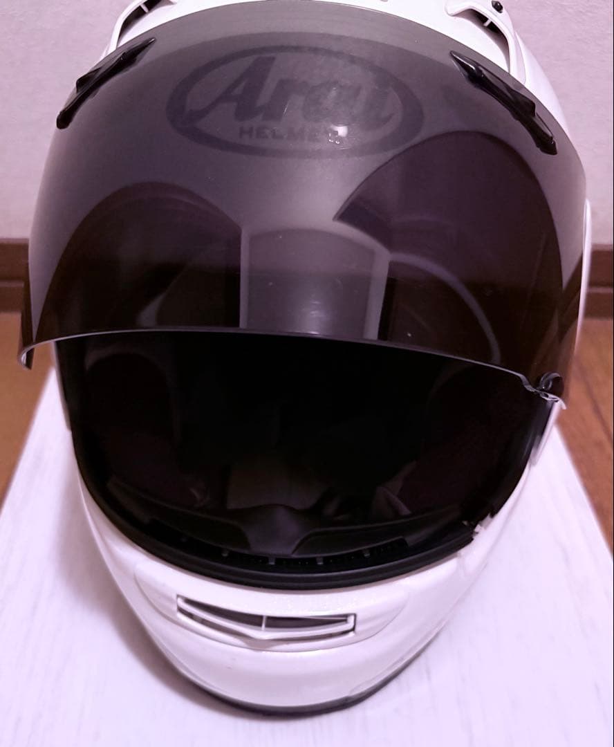 【USED】 Arai ヘルメット PROFILE グラスホワイトサイズM