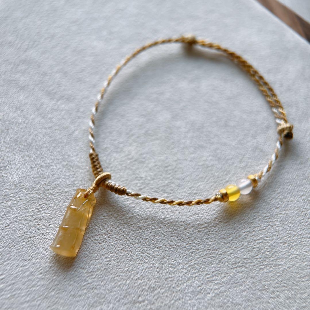 【あかおかずき出品】天然ミャンマー産本翡翠ブレスレット