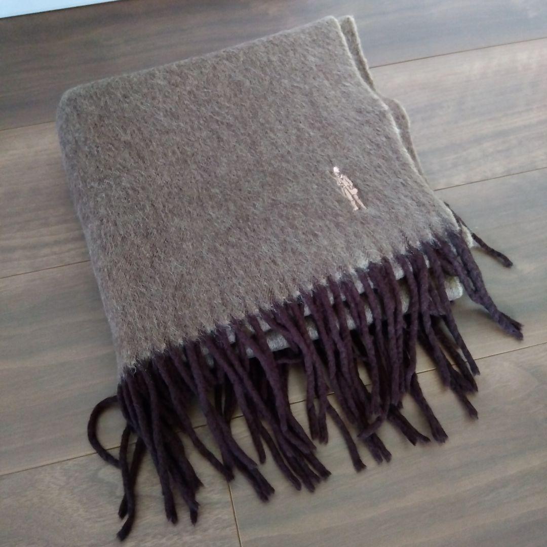 カシミヤマフラー　マッキントッシュロンドン　ブラウン