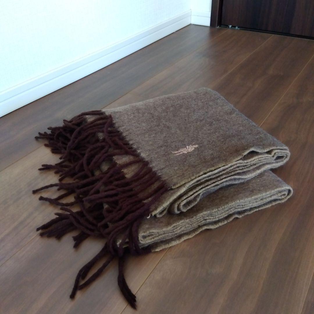 カシミヤマフラー　マッキントッシュロンドン　ブラウン