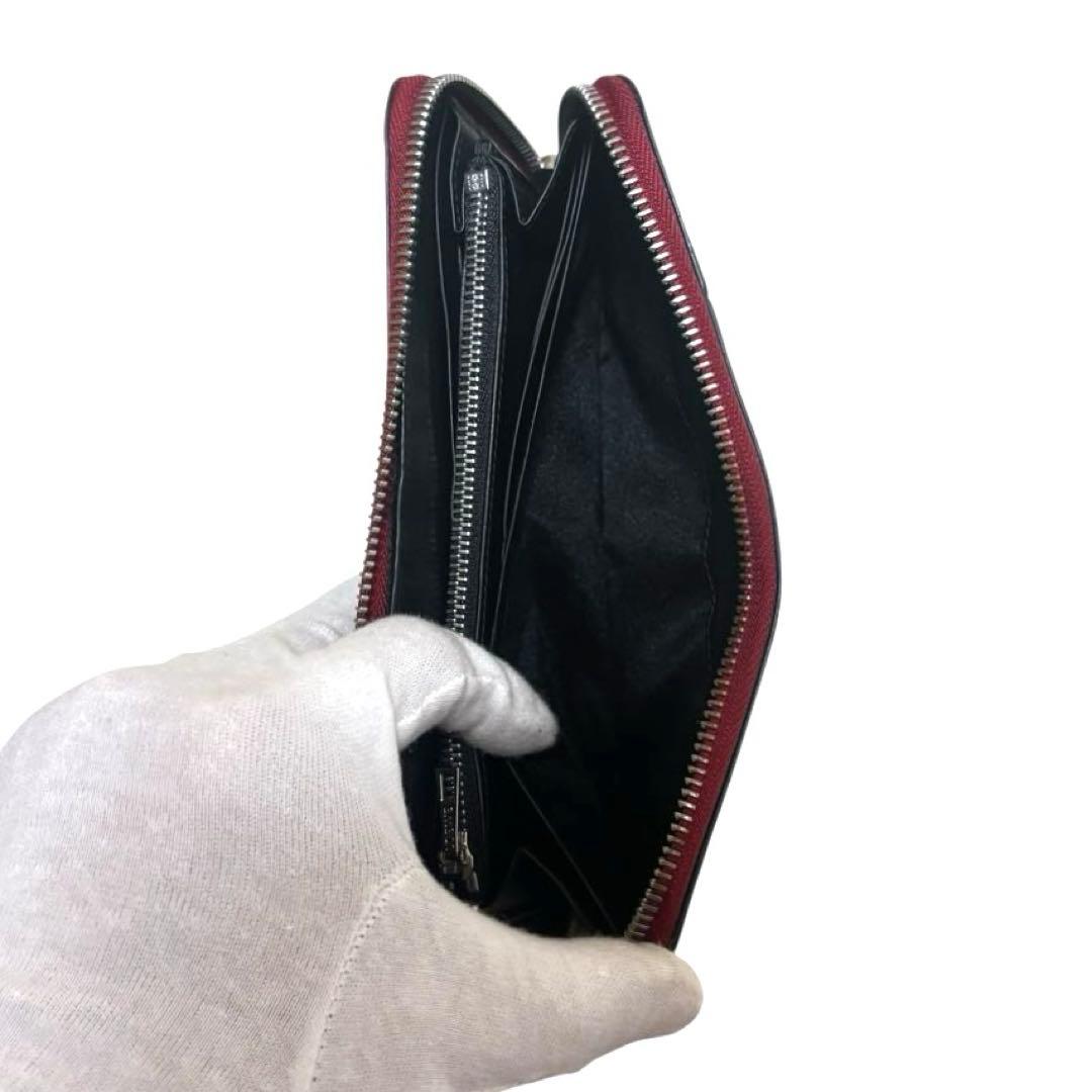 希少　ロエベ　長財布　パズル　レザー　マルチカラー　アナグラム　ラウンドジップ