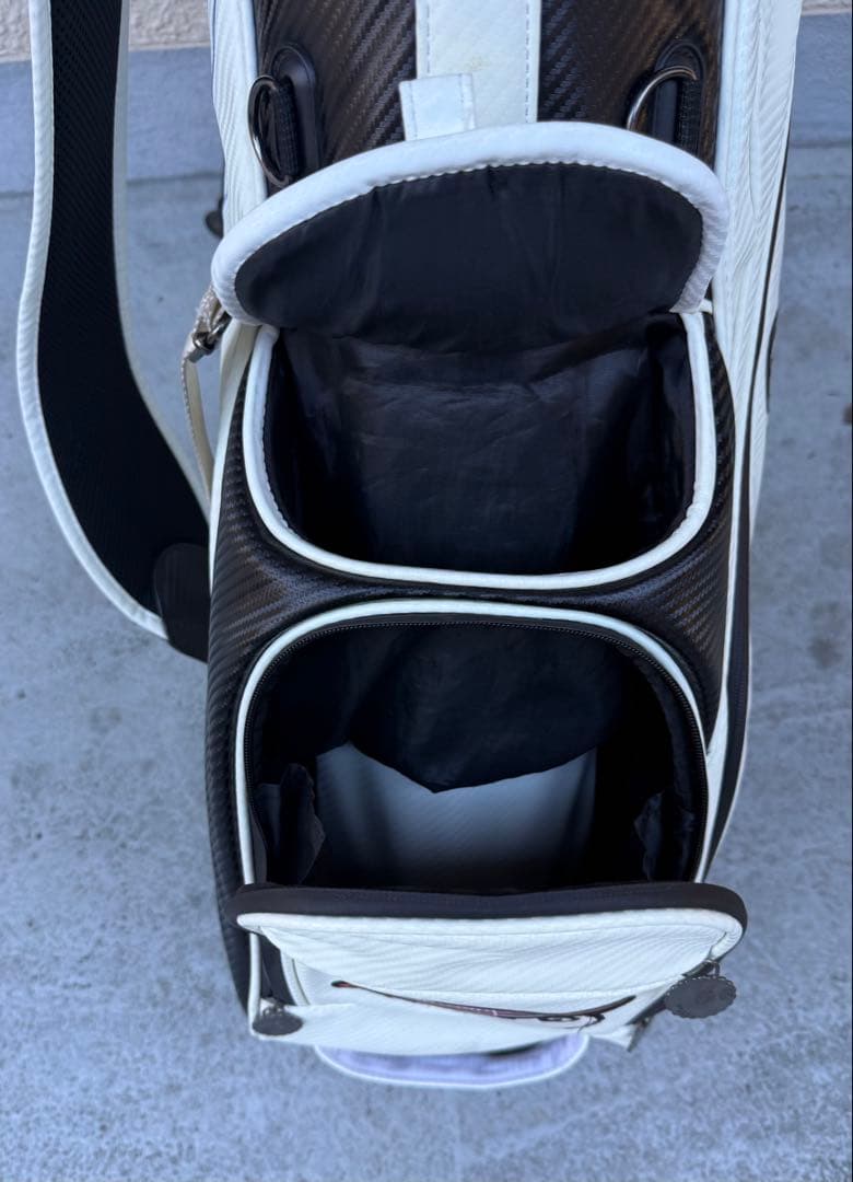 Malbon Golf スタンド付キャディバッグフード2個➕ヘッドカバー3個付