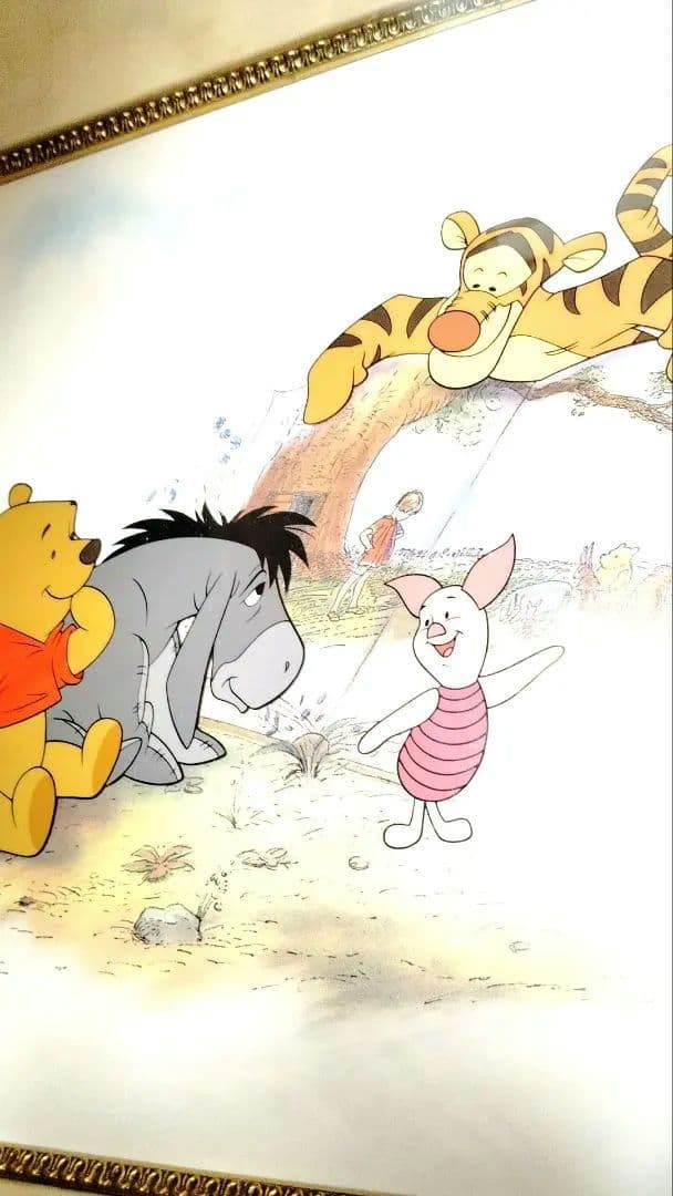 DISNEY ディズニー くまのプーさん セル画 豪華貴重 当時物
