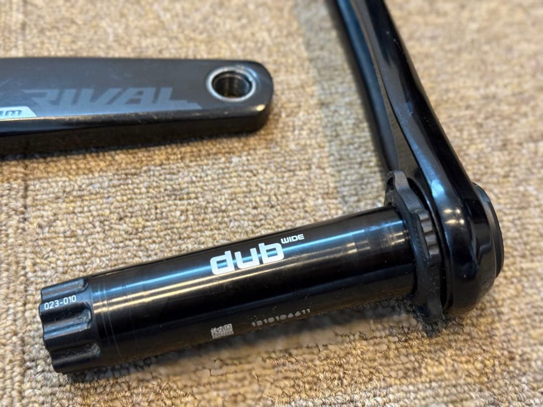 SRAM RIVALパワーメーター　dub wide 170mm 左クランク