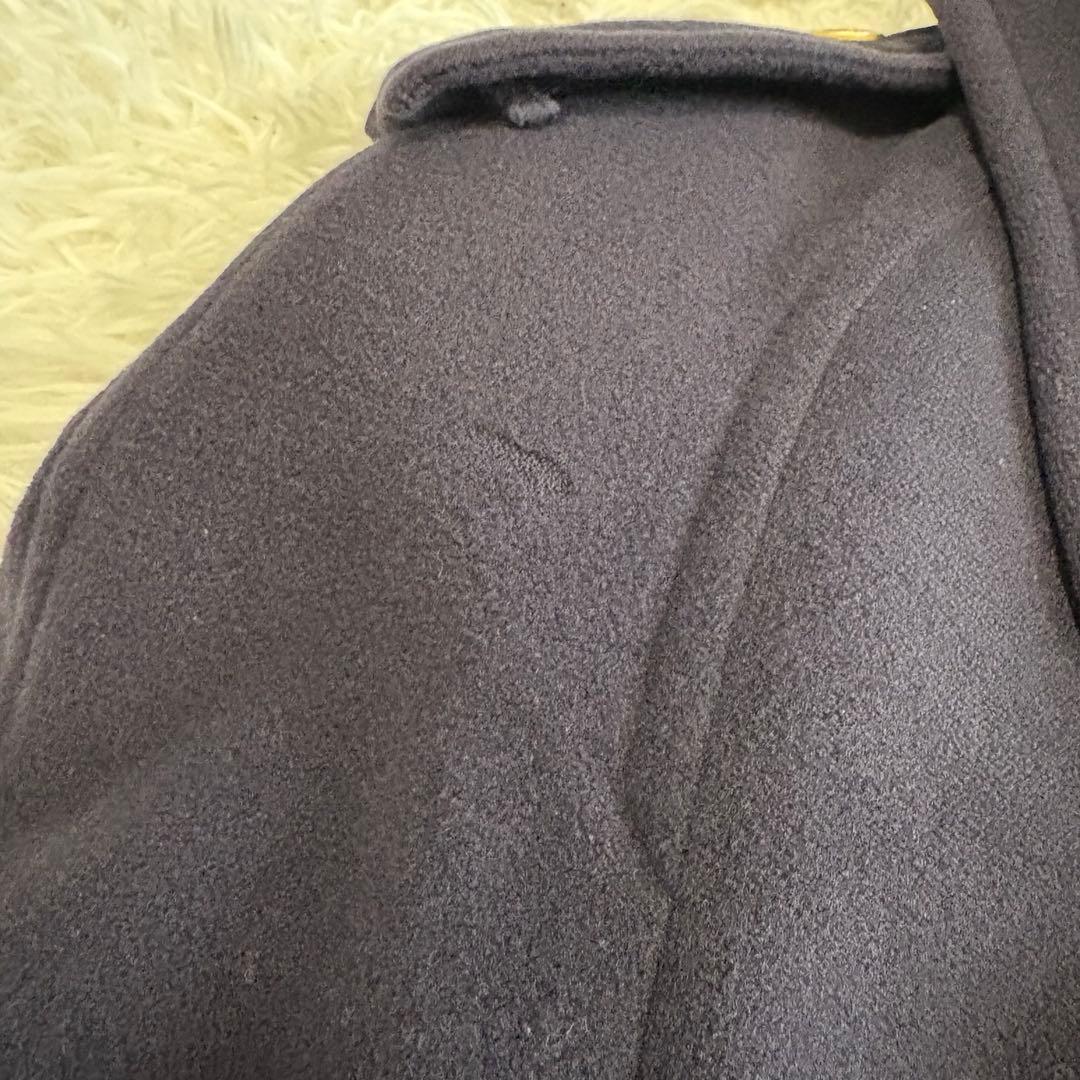 BURBERRYS ロングコート カシミヤ混 ベルト付 金ボタン ダブル 9