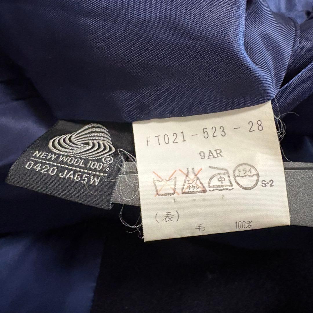 BURBERRYS ロングコート カシミヤ混 ベルト付 金ボタン ダブル 9