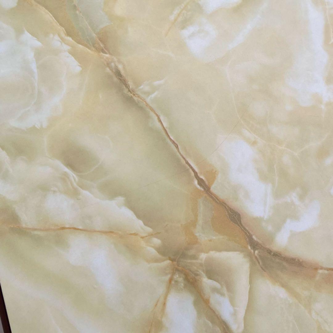 センターテーブル　ローテーブル　大理石柄　昭和レトロ　ビンテージ　木製