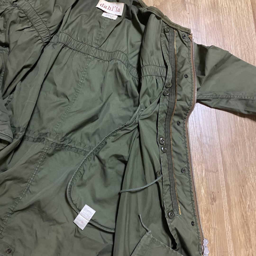 dahl'ia ダリア デッドストック M65 リメイクモッズコート