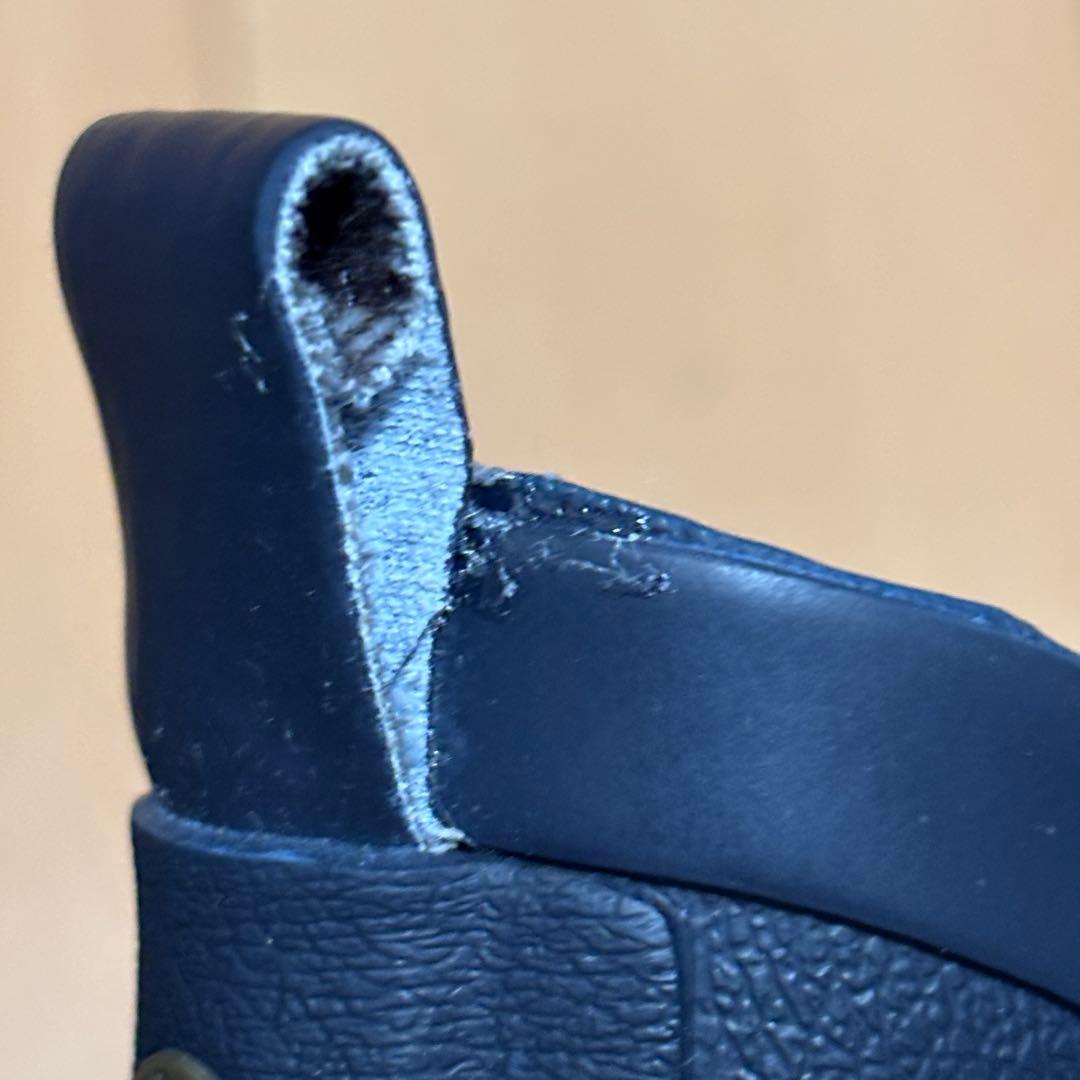 お買い得品 Barbourバブアー サイドゴア レインブーツ ネイビー UK7