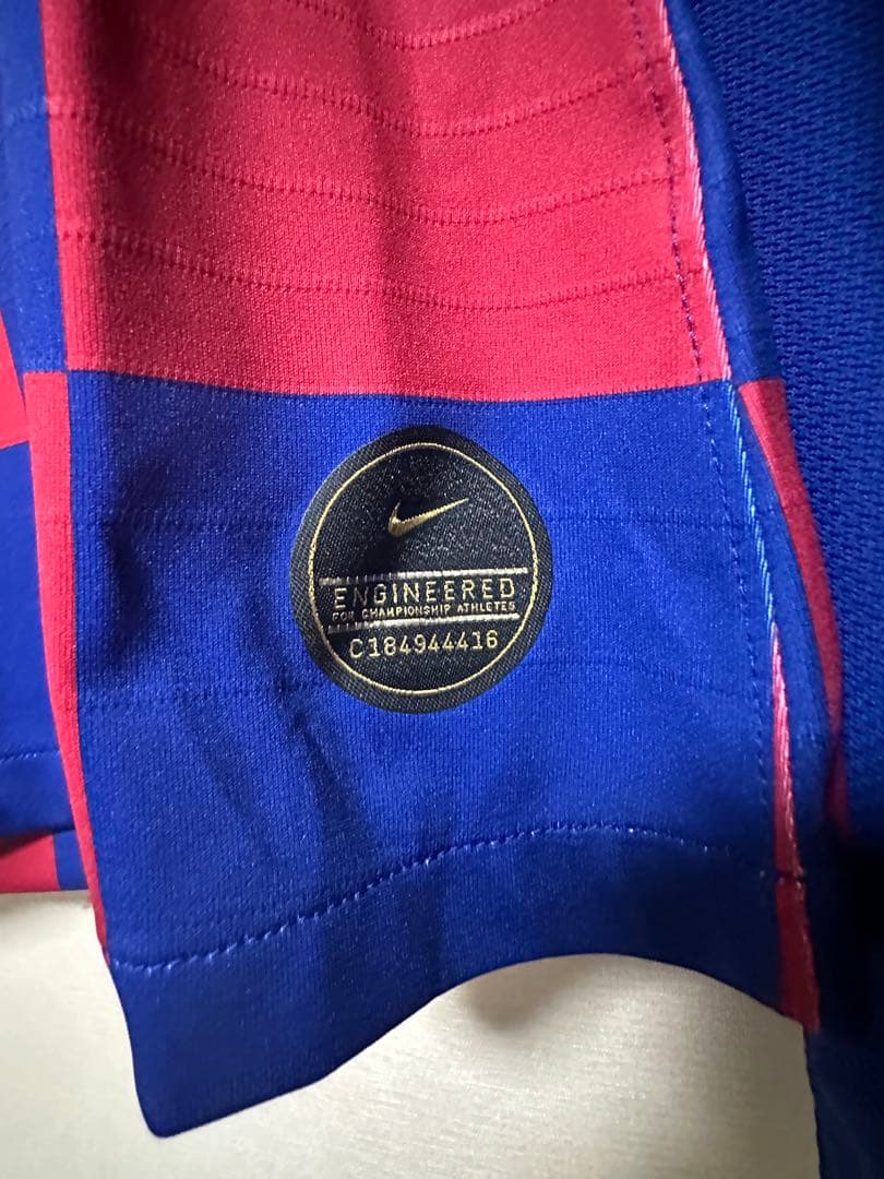 【メッシ#10】バルセロナ 選手支給ユニフォーム 19/20 長袖Mサイズ