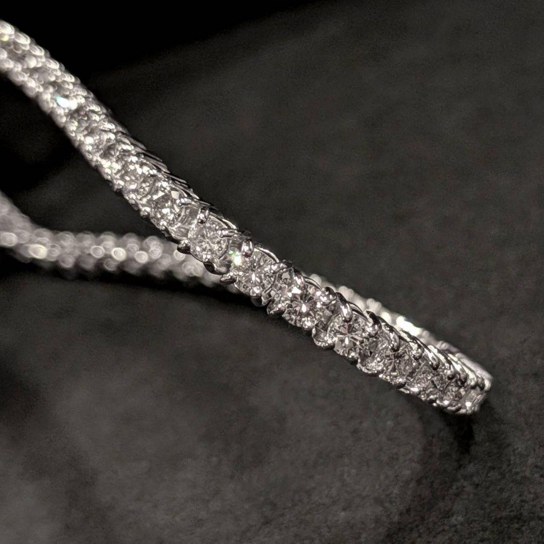 豪華　5ct テニスブレス　Pt950　ダイヤモンド　プラチナ