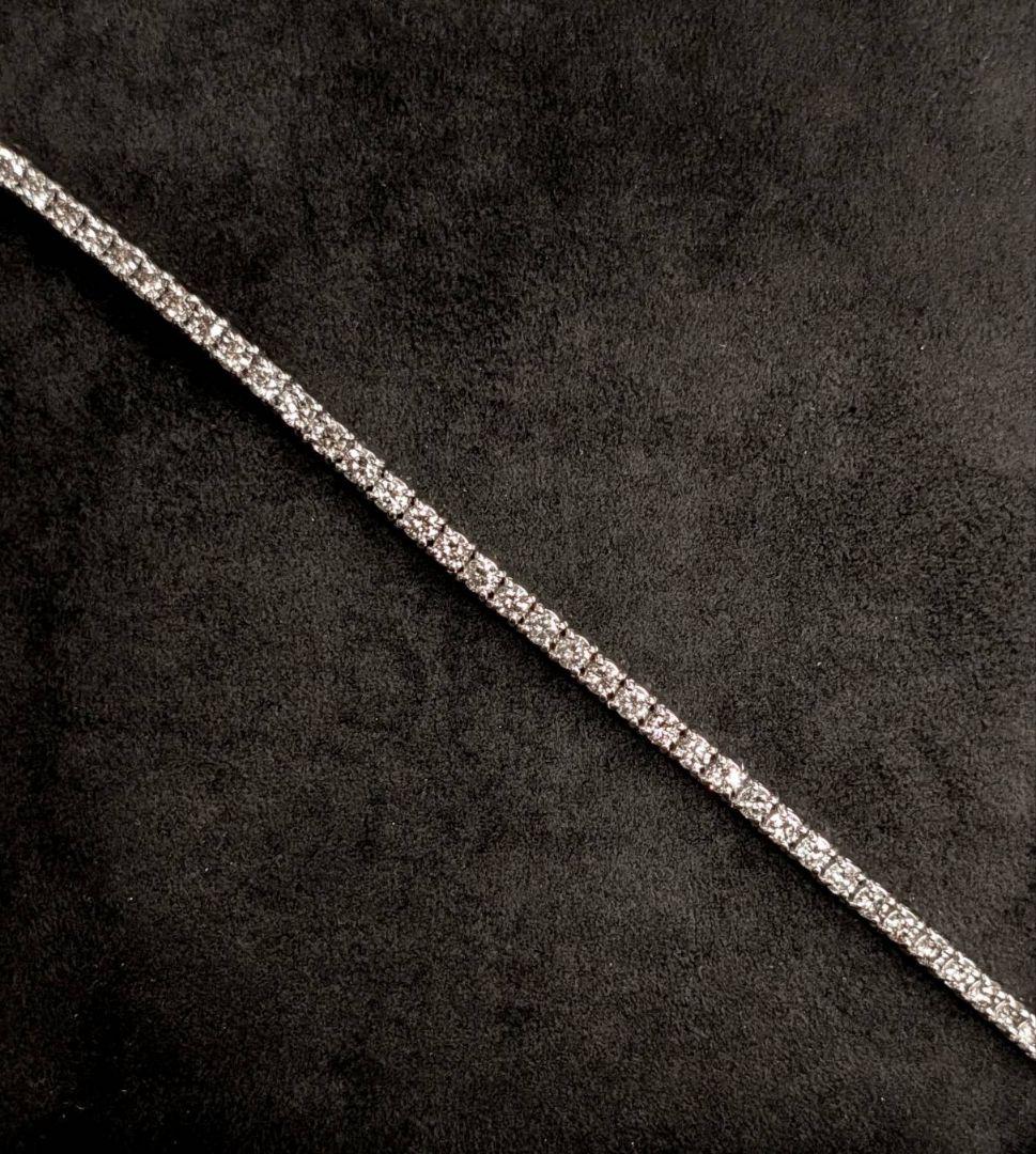 豪華　5ct テニスブレス　Pt950　ダイヤモンド　プラチナ