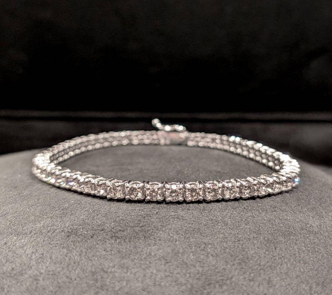 豪華　5ct テニスブレス　Pt950　ダイヤモンド　プラチナ