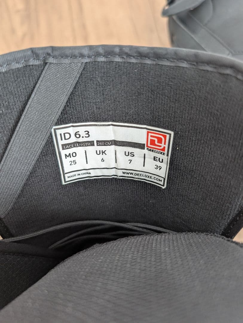【極美品】DEELUXE ID スノーボードブーツ 黒　25cm