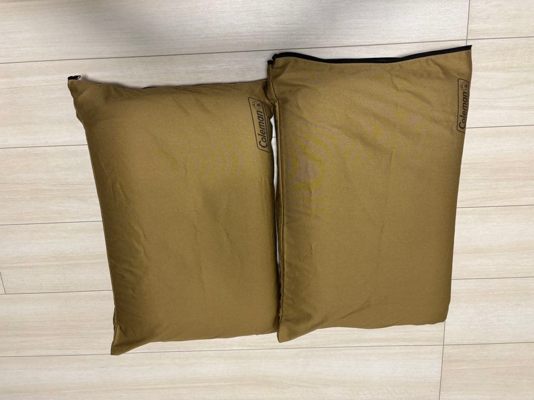 Colemanインフレーターマットハイピークダブルピロー2個セットモバイルポンプ