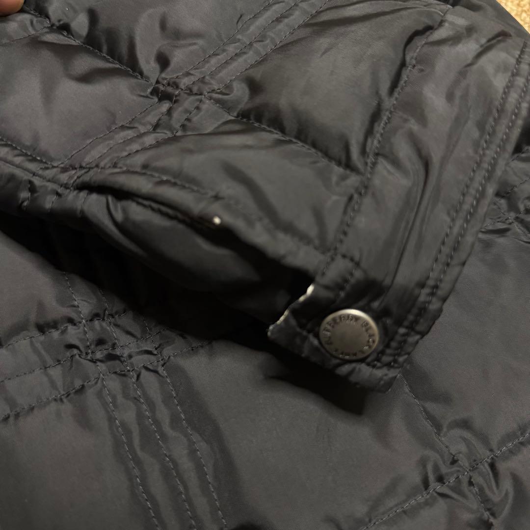 BURBERRY BLACK LABEL ダウンジャケット　ノバチェック　ロゴ