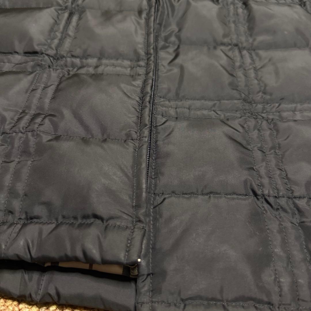 BURBERRY BLACK LABEL ダウンジャケット　ノバチェック　ロゴ
