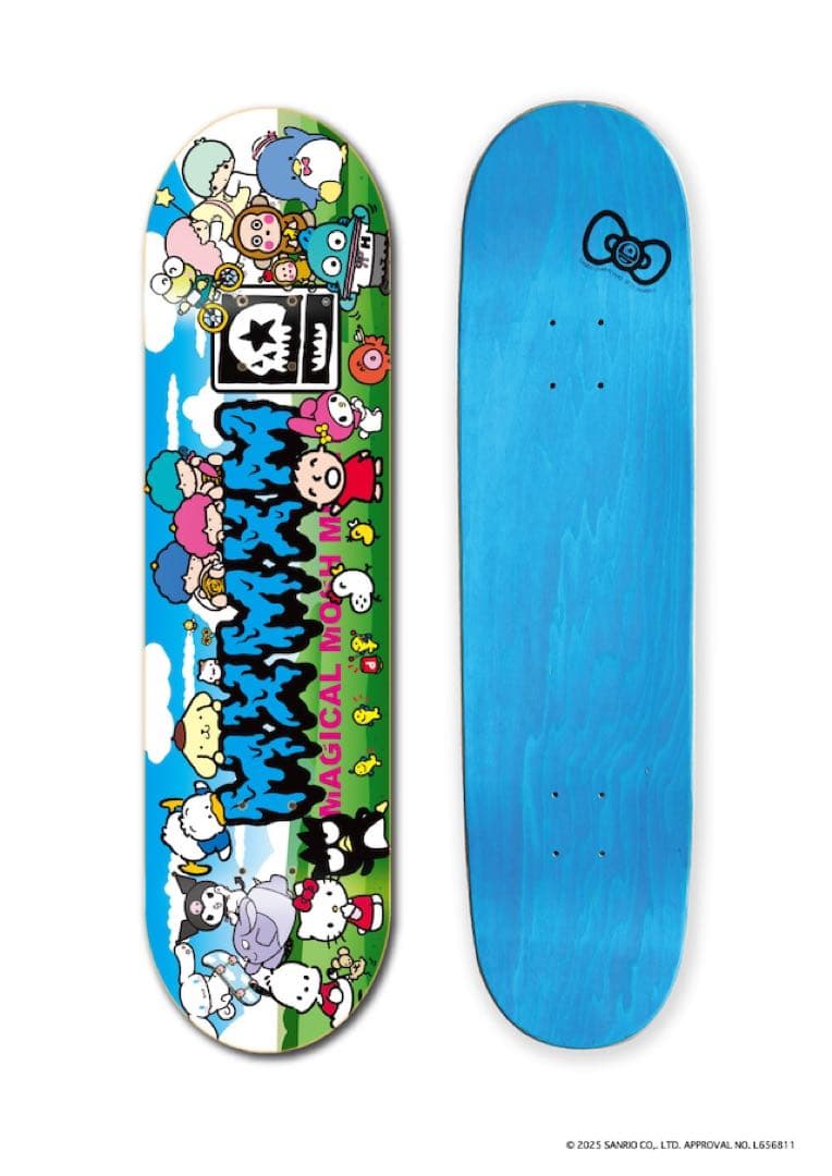 マジカルモッシュミスフィッツ　スケボーデッキ　サンリオ限定コラボ　8インチ