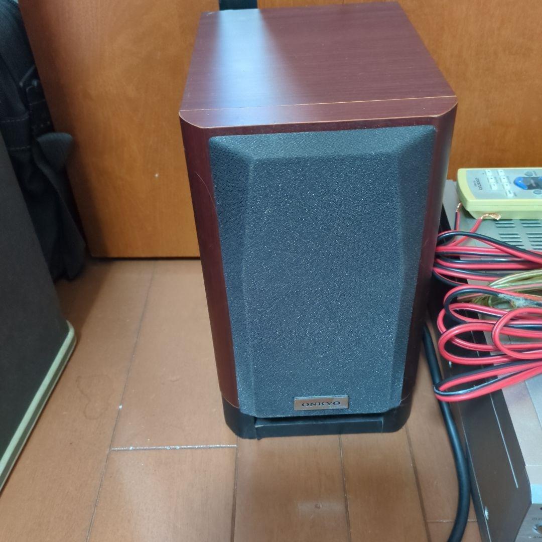 ONKYO CDプレーヤー ミニコンポ スピーカー2台付き