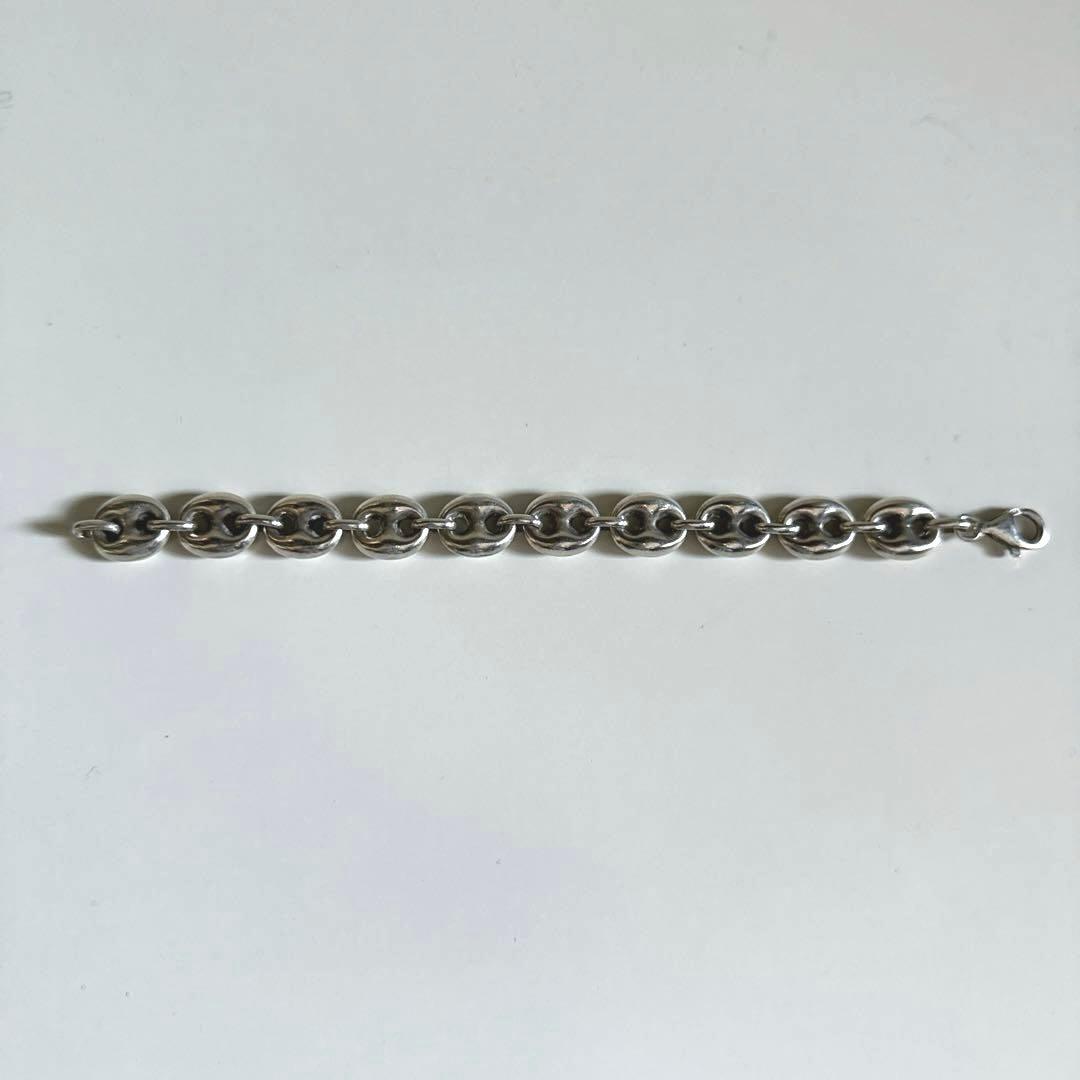 アンカーチェーンシルバーブレスレット　SV925　70s〜80sビンテージ