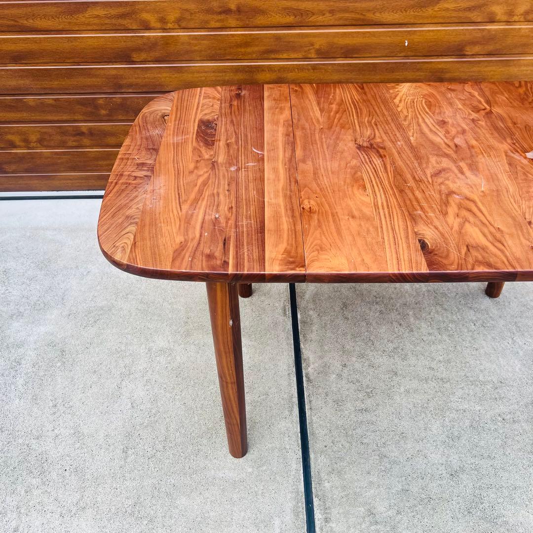 廃盤 希少 無印 エクステンションテーブル ウォールナット W1200