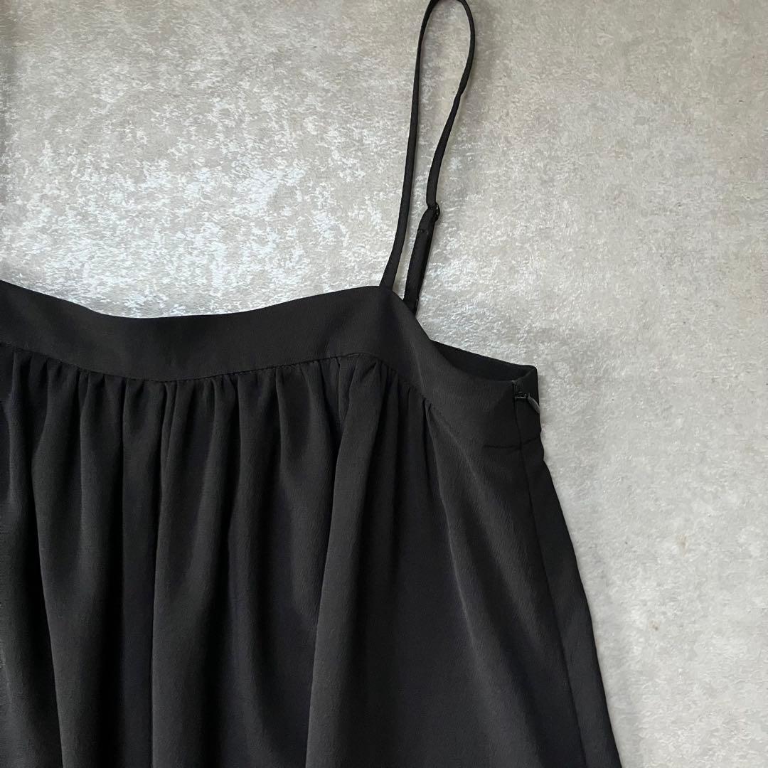 美品 2025 plage BARE サロペット 36ブラック 完売