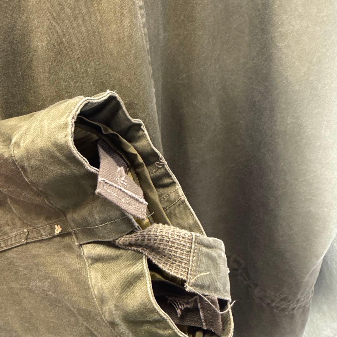 M-51 コットン100 アルミジップ　ボタン　紐　オリジナル　美品