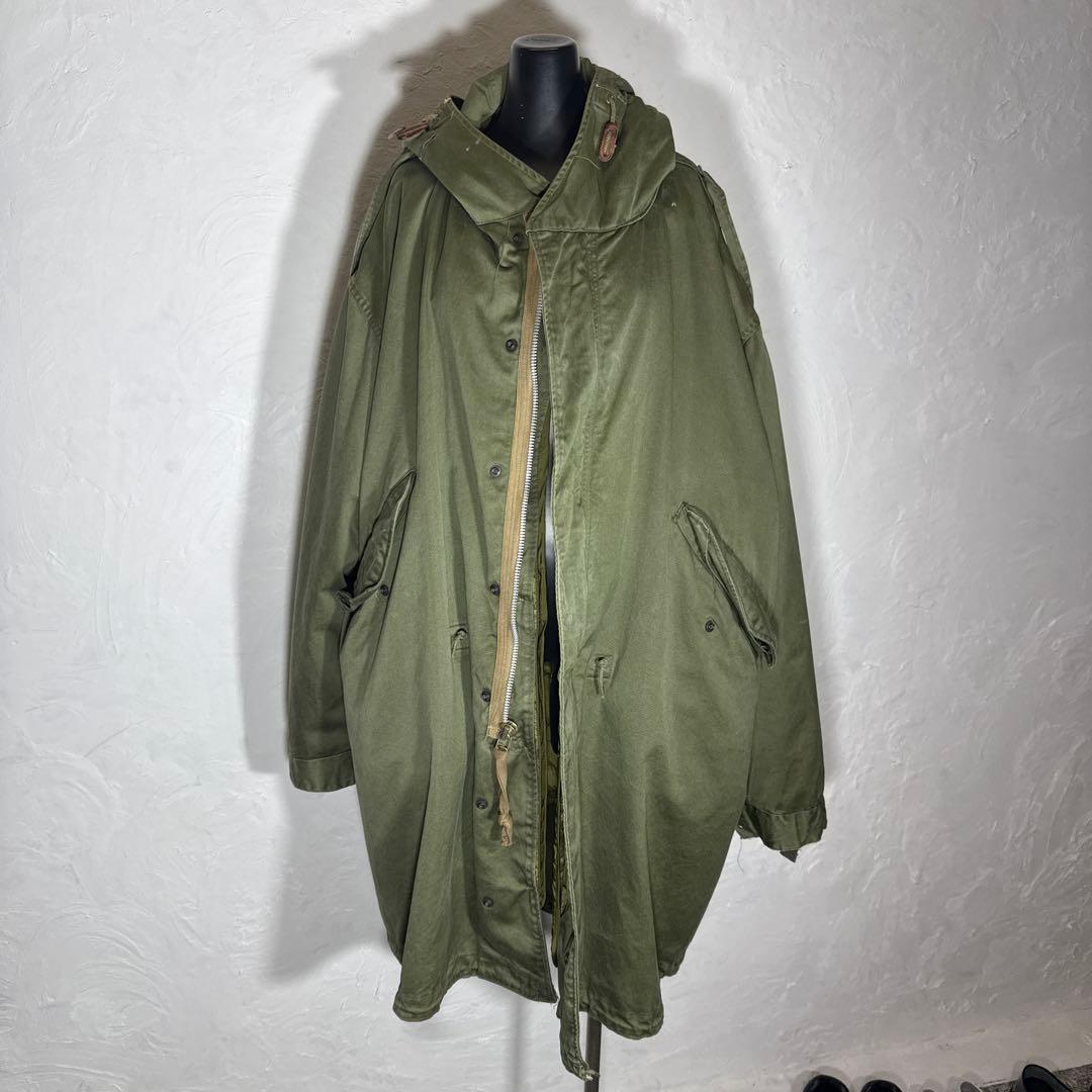 M-51 コットン100 アルミジップ　ボタン　紐　オリジナル　美品