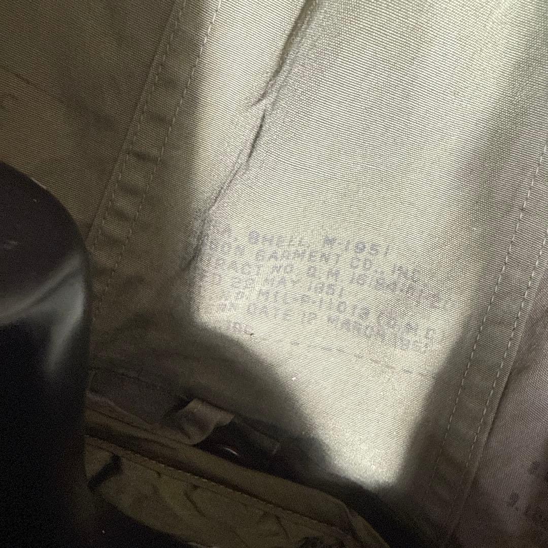 M-51 コットン100 アルミジップ　ボタン　紐　オリジナル　美品