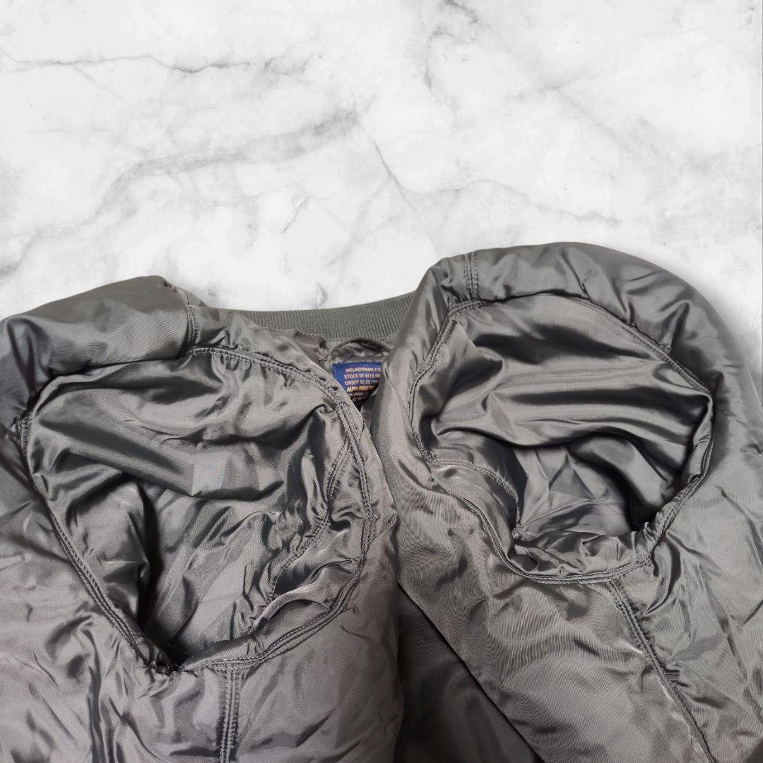 美品✨アルファインダストリーズ MA-1 フライトジャケット カーキ M 短丈