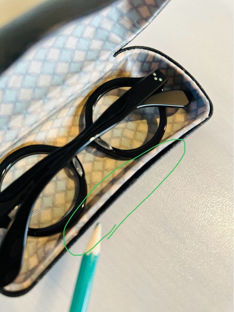 Lesca Lunetier レスカ　PHIL　Black 極太丸メガネ