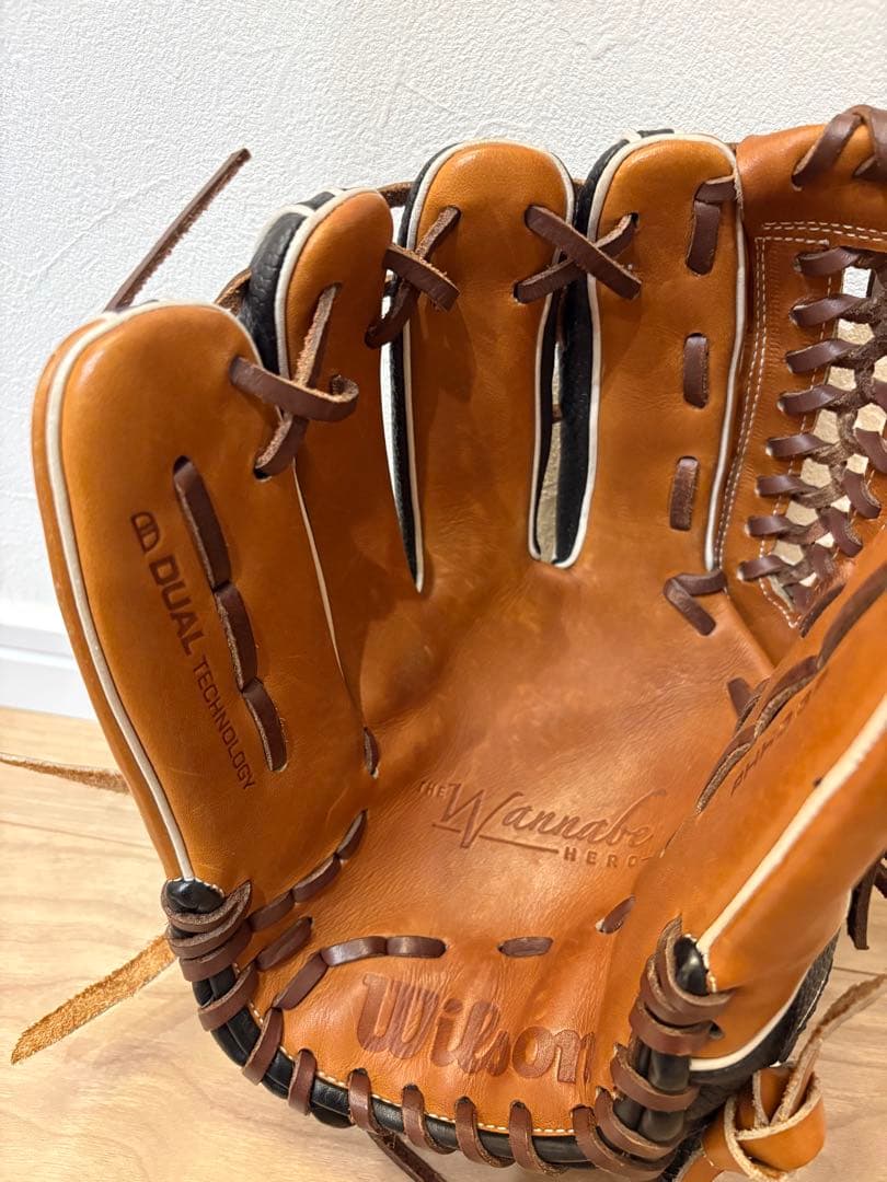 Wilson 軟式グローブ ブラウン/ブラック　左