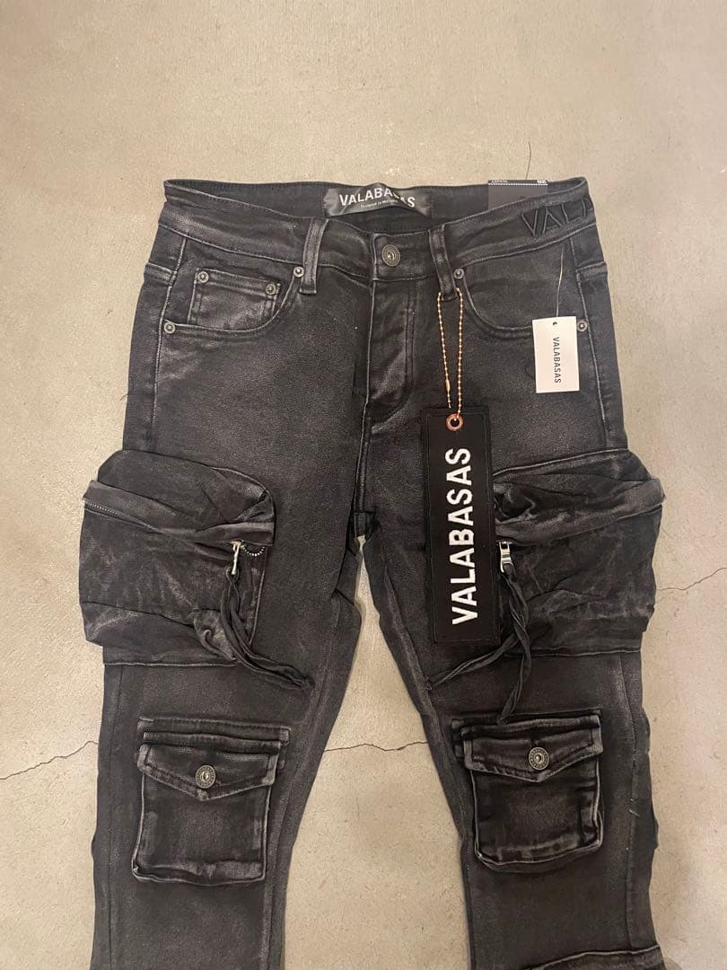 VALABASAS バラバサス ブラック フレアパンツ 29 - メルカリ