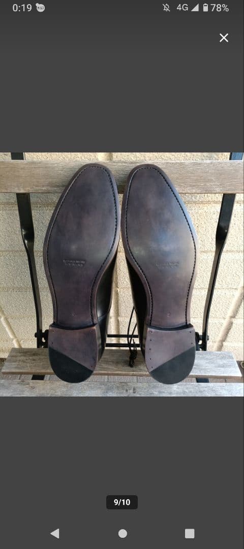 未使用 神匠 セミブローグ アノネイ ブローグ ブラック UK8 26 - メルカリ