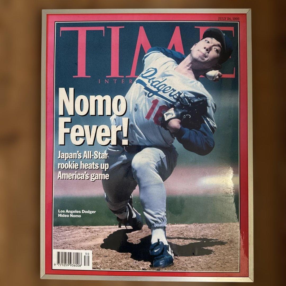 TIME Magazine - Nomo Fever!野茂英雄特集の表紙ポスター - メルカリ