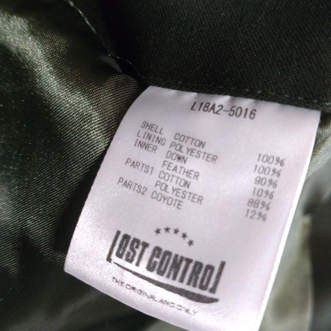 ロストコントロール ダウンジャケット ゲルガ ルードギャラリー