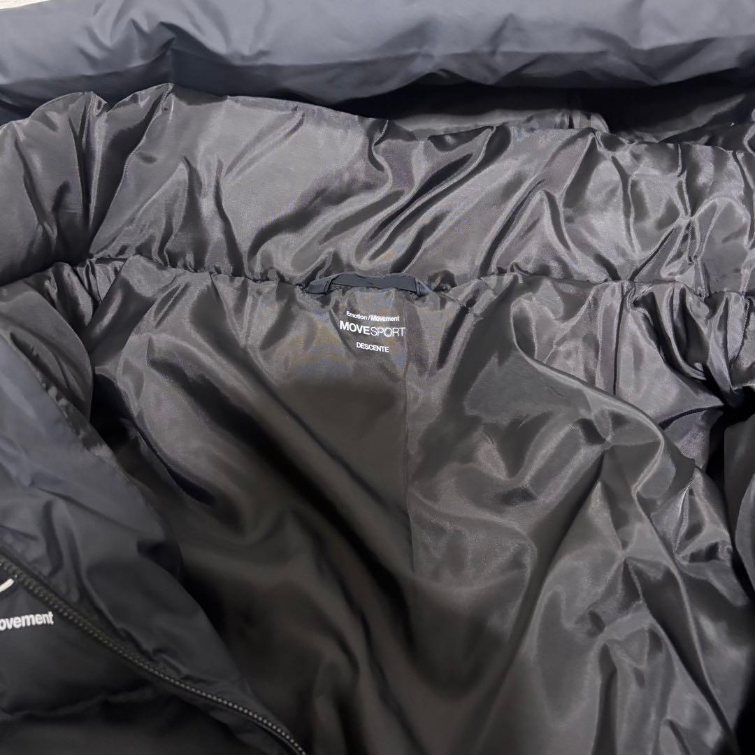 【未使用】デサント MOVE SPORT ブラック ダウンジャケット 80% L