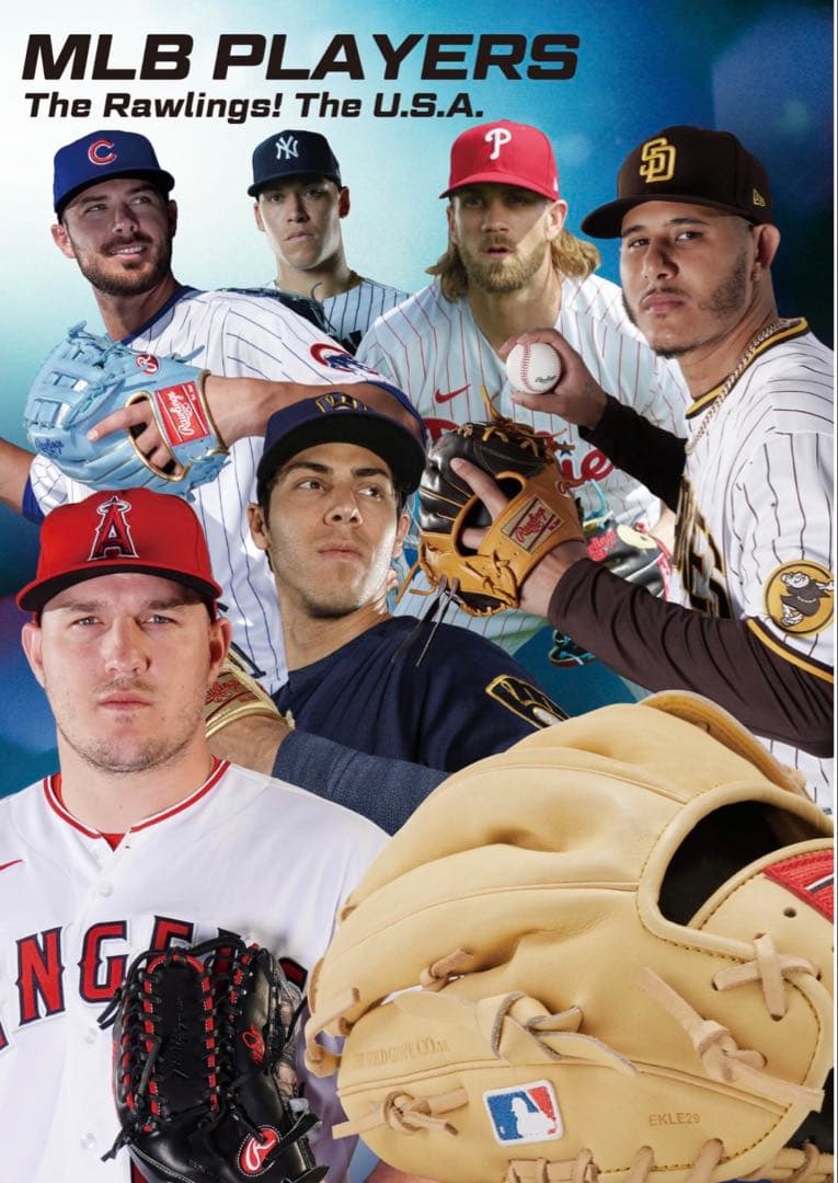 ローリングス 軟式用グローブ 新品未使用 限定モデル MLBモデル 右投げ用