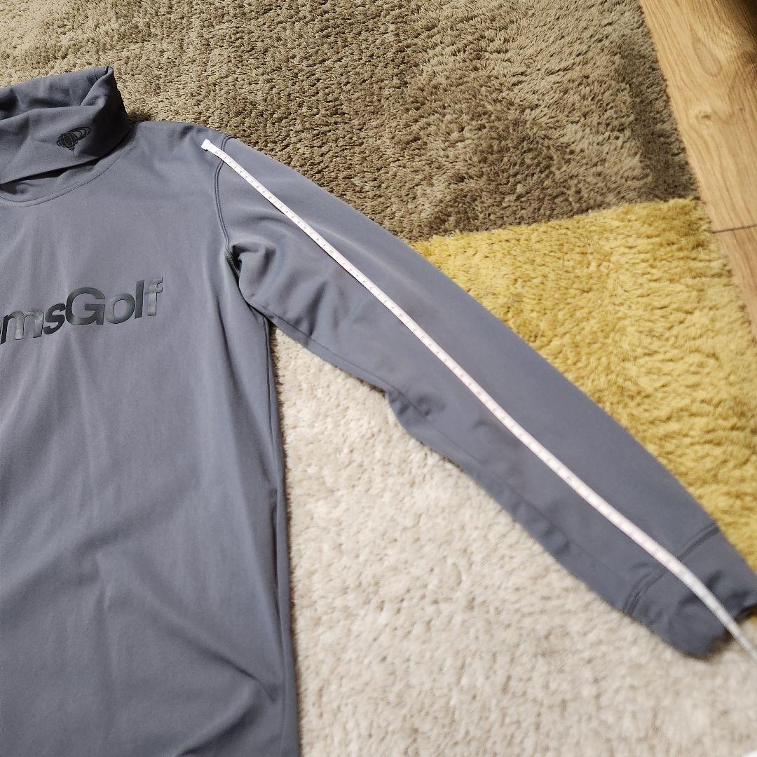 BeamsGolf グレー タートルネックシャツ 裏起毛