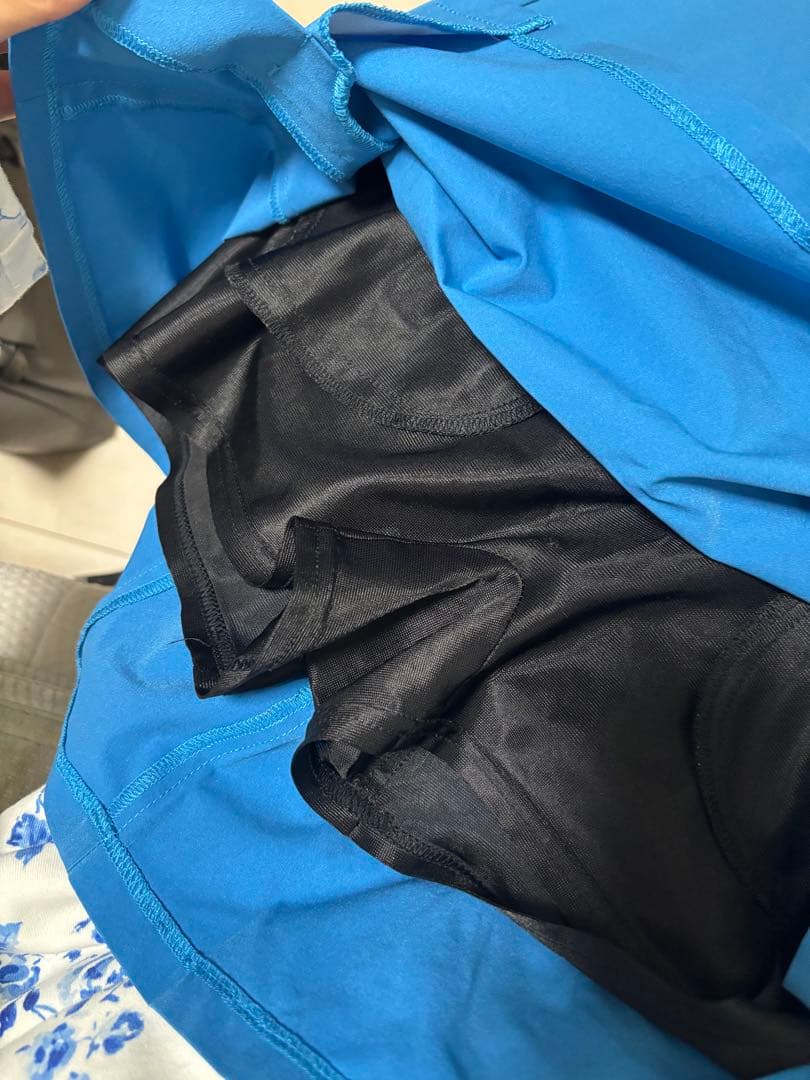 mutaネイビー ポロシャツ ブルー スカート セット