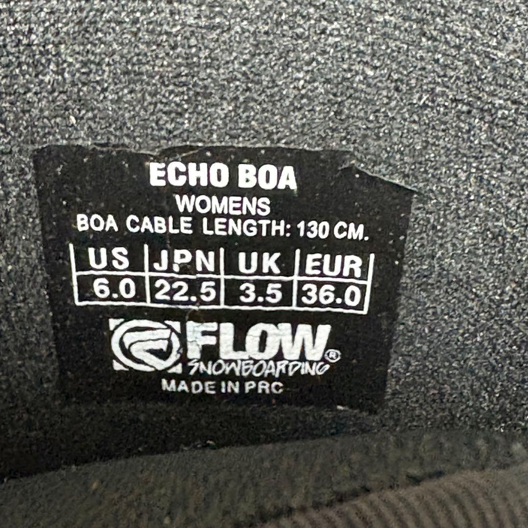 ◎美品 FLOW ECHO BOA スノーボードブーツ 22.5