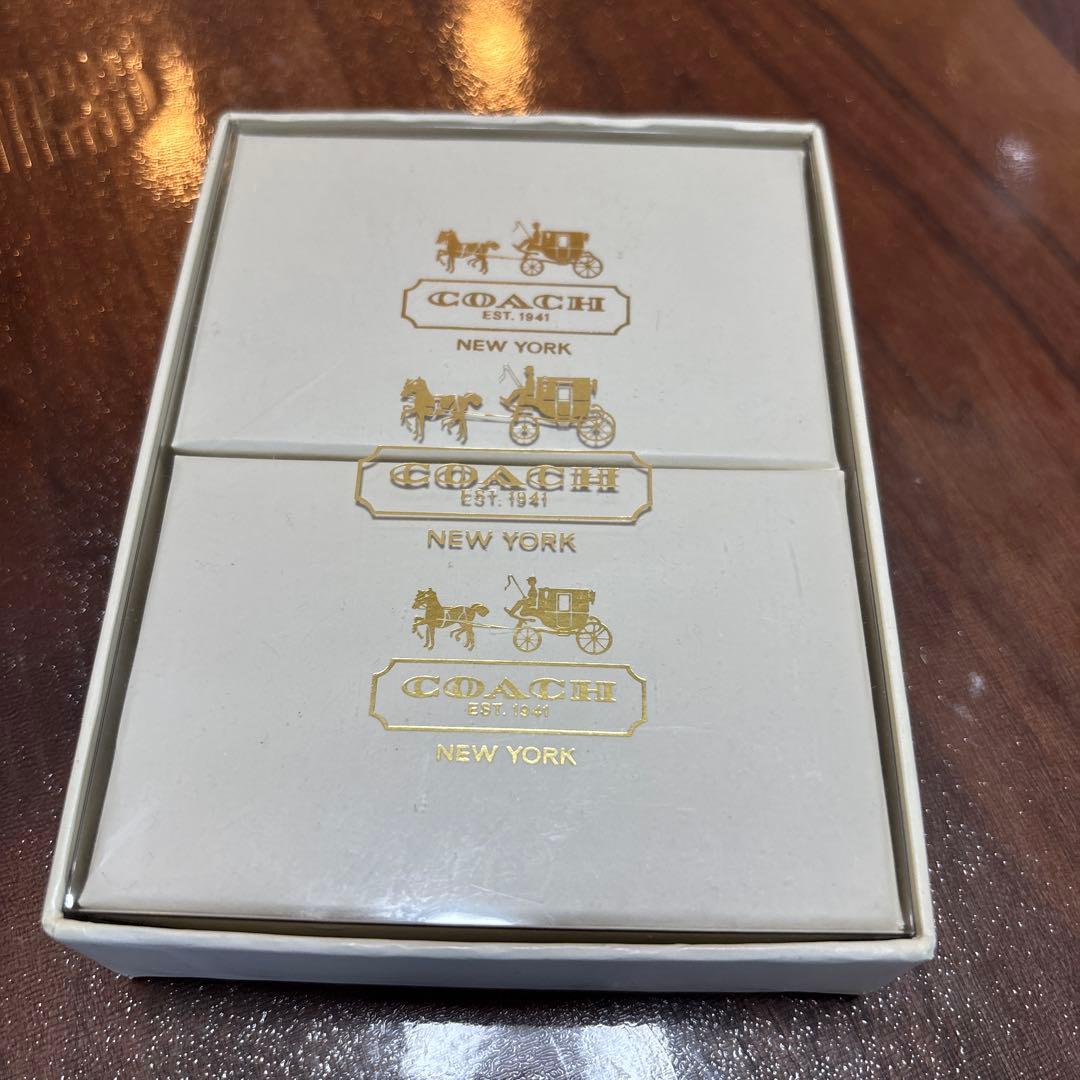 ※ポム　【未使用】COACH 二つ折りキーケース ピンク ブラウン