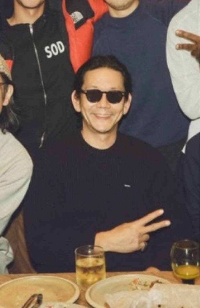 SUPREME Waffle Small Box Sweater 野村訓市着用