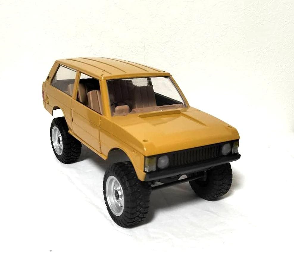 MN 168 1/12 初代レンジローバーSUVラジコンクローラー YELLOW