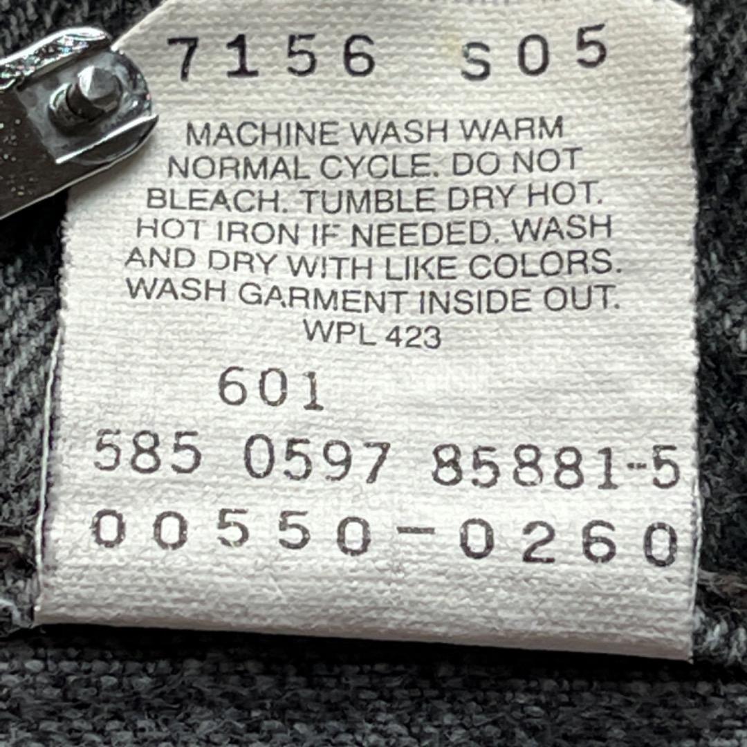 90s USA製 米国製 ブラックデニム リーバイス 550 W32 L32